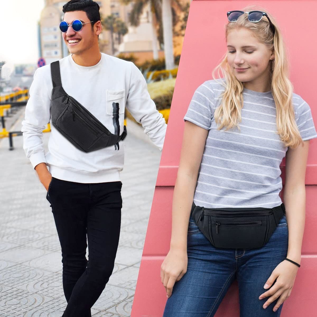 Men's fashion waist bag discount