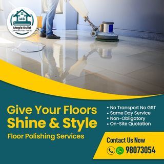 Floor works- Marble Polish Parquet Polish Tile Polish and other Restoration works, Painting, Electrical, Plumbing, Demolition and Disposal and other Renovation works