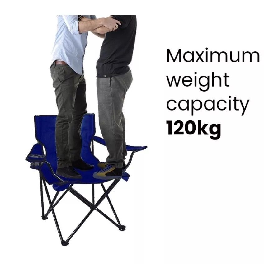 Foldable Camping Chair Outdoor Portable Camping Chair Fishing Chair Beach  Chair Picnic Fishing Hiking Large Stool Kerusi Lipat Khemah