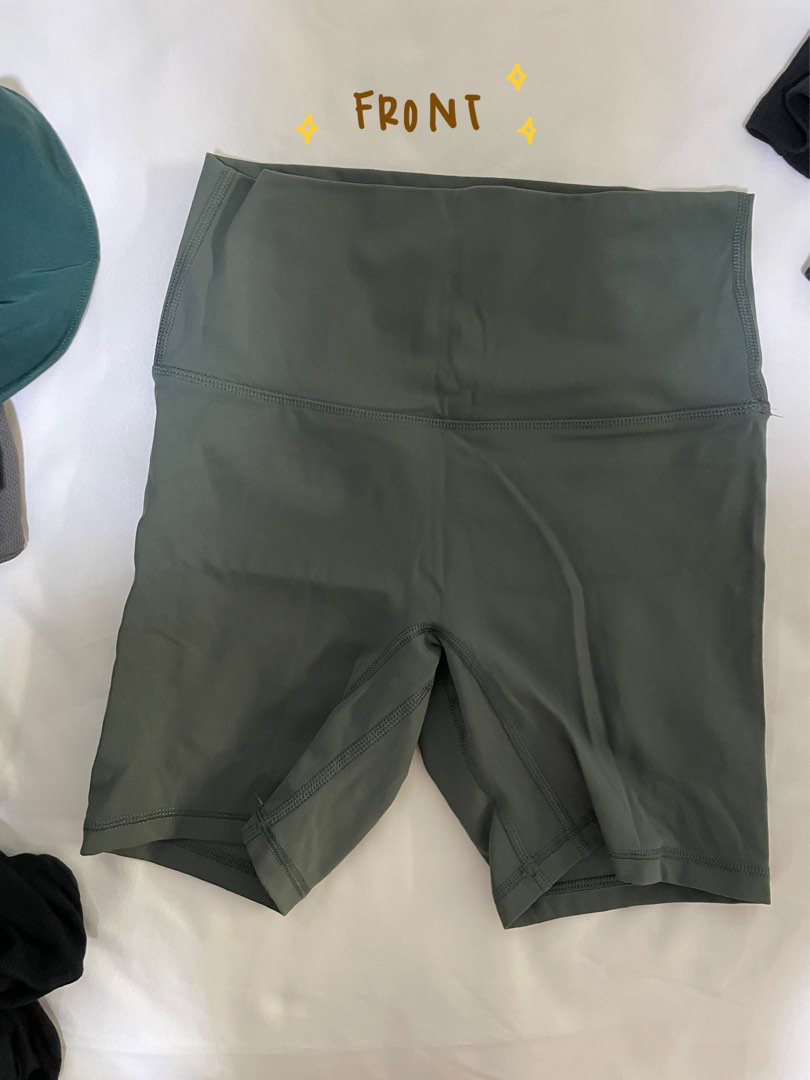 Forest Green Bike Shorts, Women's Fashion, Activewear on Carousell