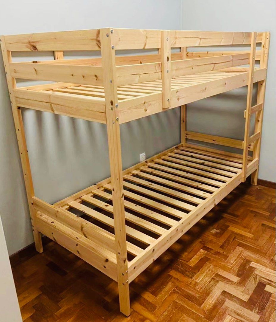 Free delivery IKEA bunk bed/double decker bed, Furniture & Home Living