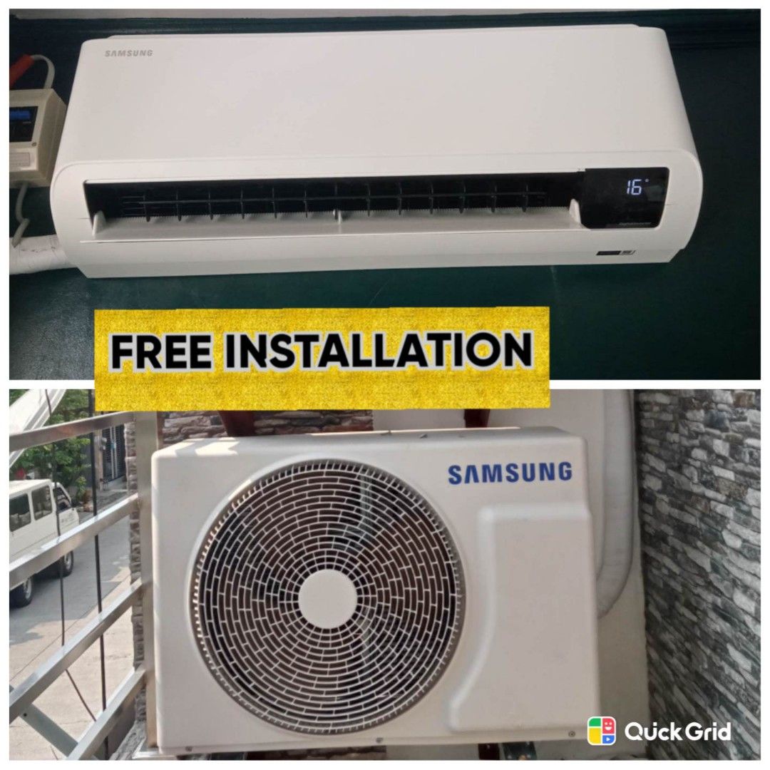 FREE INSTALLATION BRAND NEW SPLIT TYPE AIRCON INVERTER, TV & Home Appliances, Air Conditioning