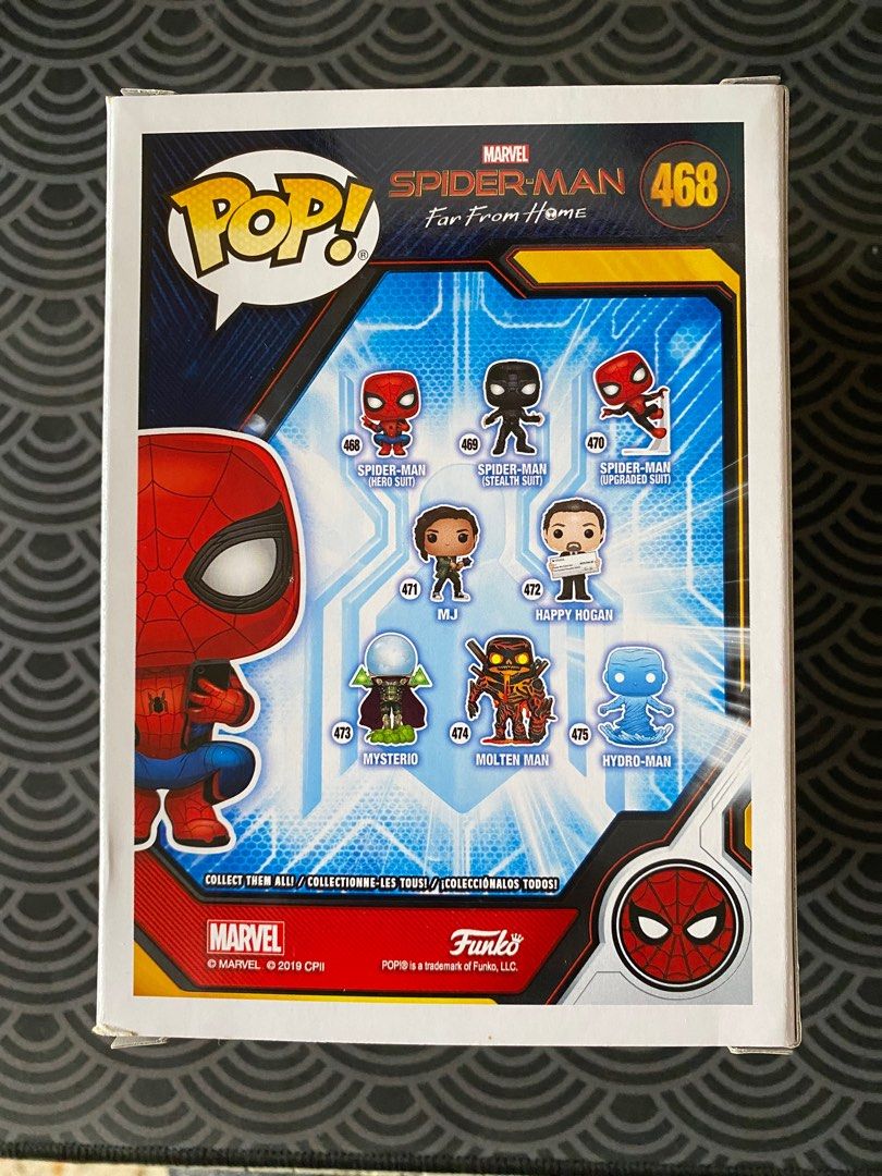 Funko Pop Marvel: Spider-Man Far From Home - Spider-Man (Hero Suit) #468