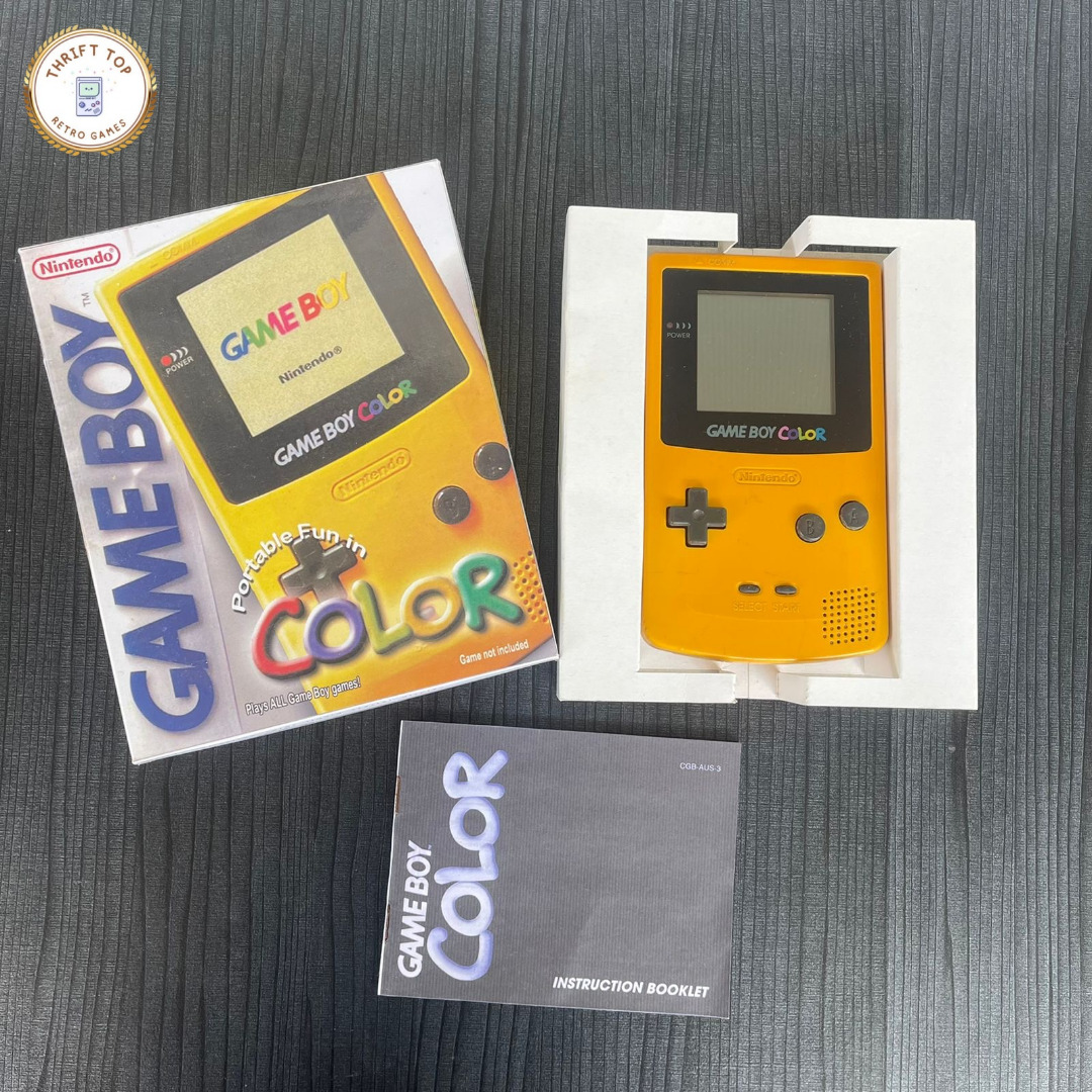 Game Boy Color Yellow GBC 1998 Original Nintendo on Carousell