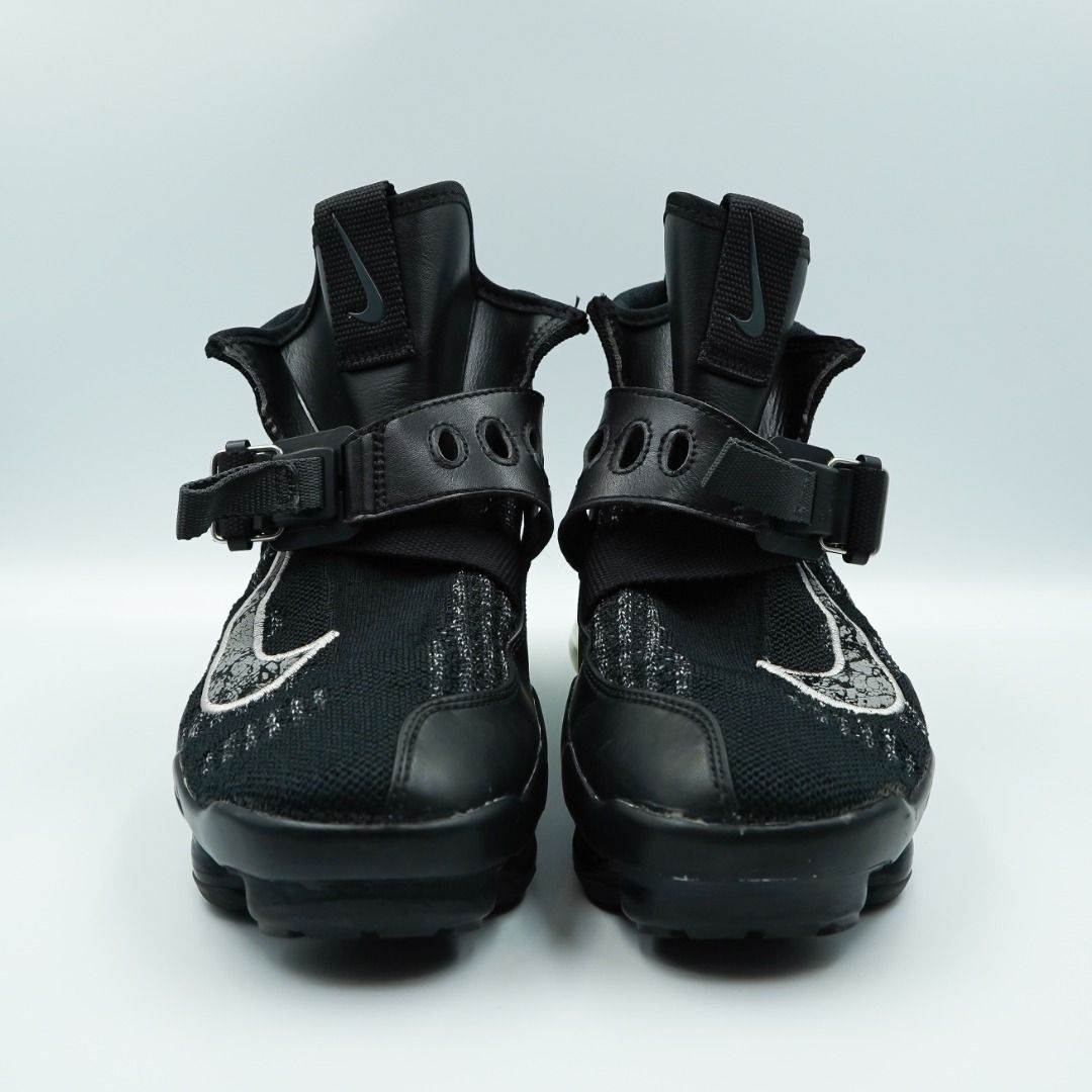 Nike vapormax premier flyknit black metallic silver hot sale white