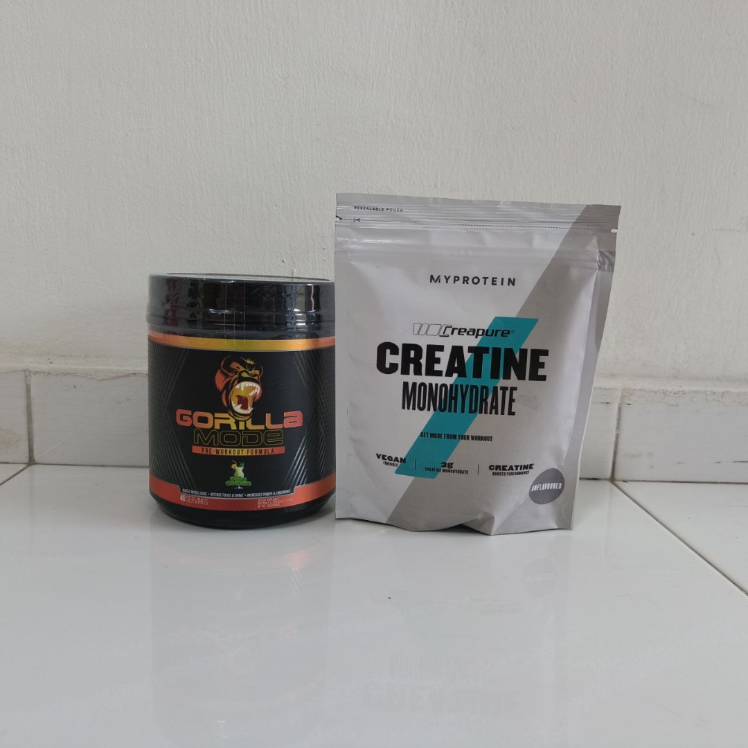 Gorilla Mode Pre Workout Creapure Creatine Monohydrate gorilla mind
