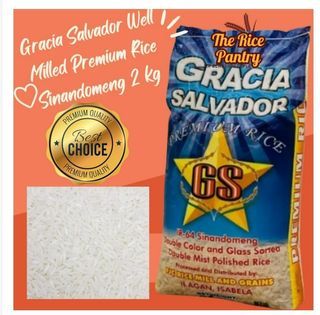 Gracia Salvador Well Milled Premium Rice Sinandomeng 2kg,5kg,10kg,25kg