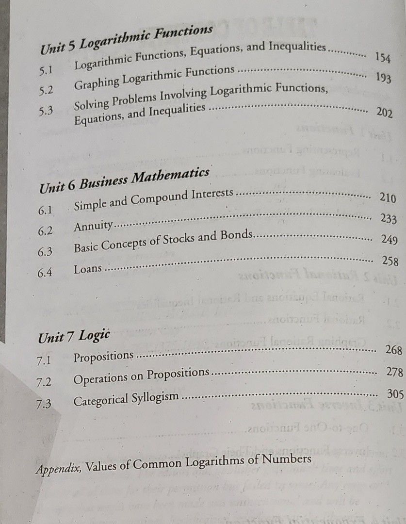 Grade 11 STEM - Next Century Mathematics: General Mathematics, Hobbies ...