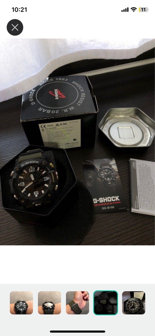 BUY NOW G shock GGB100 green strap final reduction Men s Fashion
