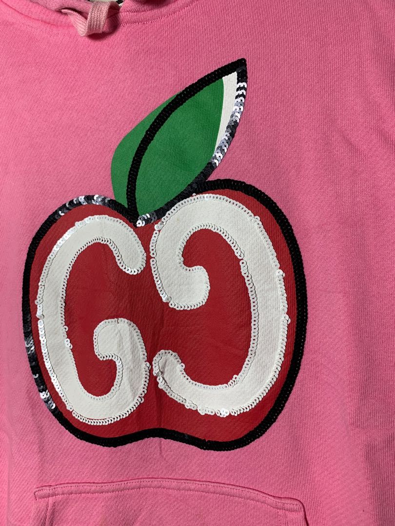 Gucci apple hoodie clearance
