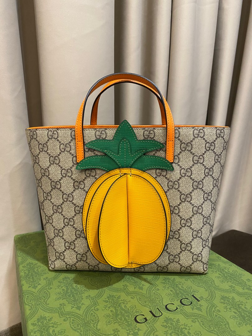 Gucci pineapple tote sale