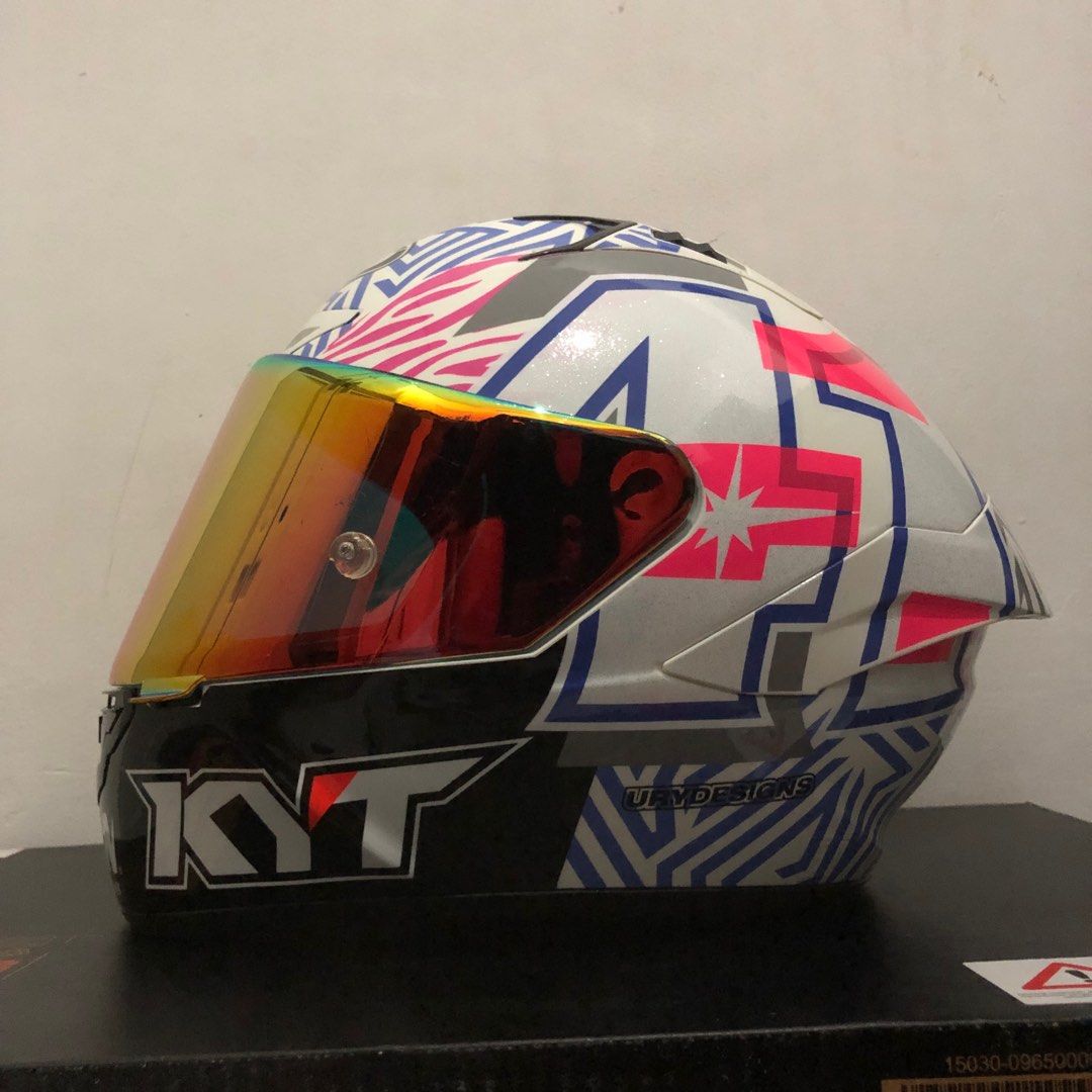 HELM KYT NZ RACE ESPARGARO 2022 on Carousell