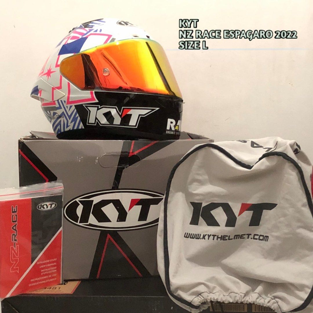 HELM KYT NZ RACE ESPARGARO 2022 on Carousell