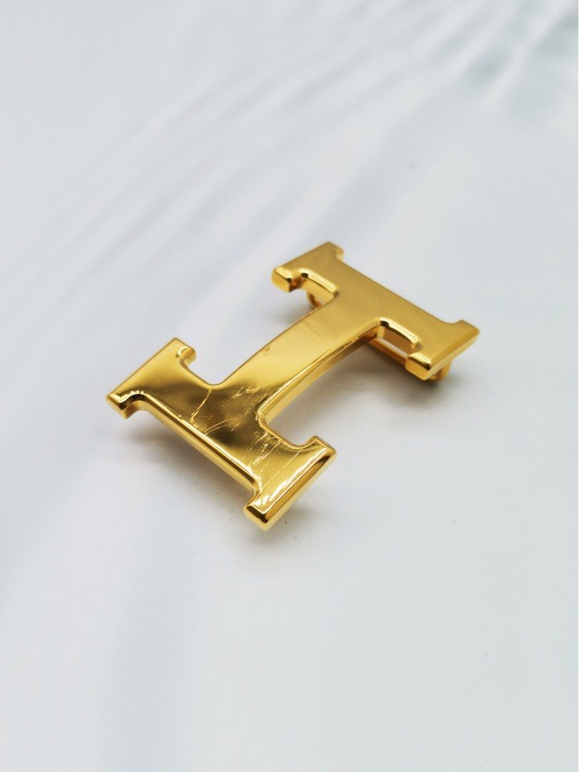 Hermes belt buckle gold 2025