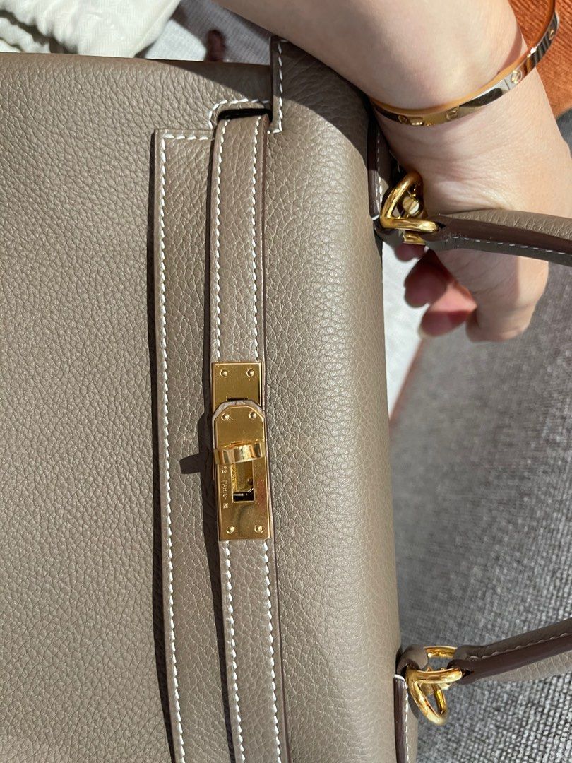 Hermès Kelly Chai Swift Toile Handbag