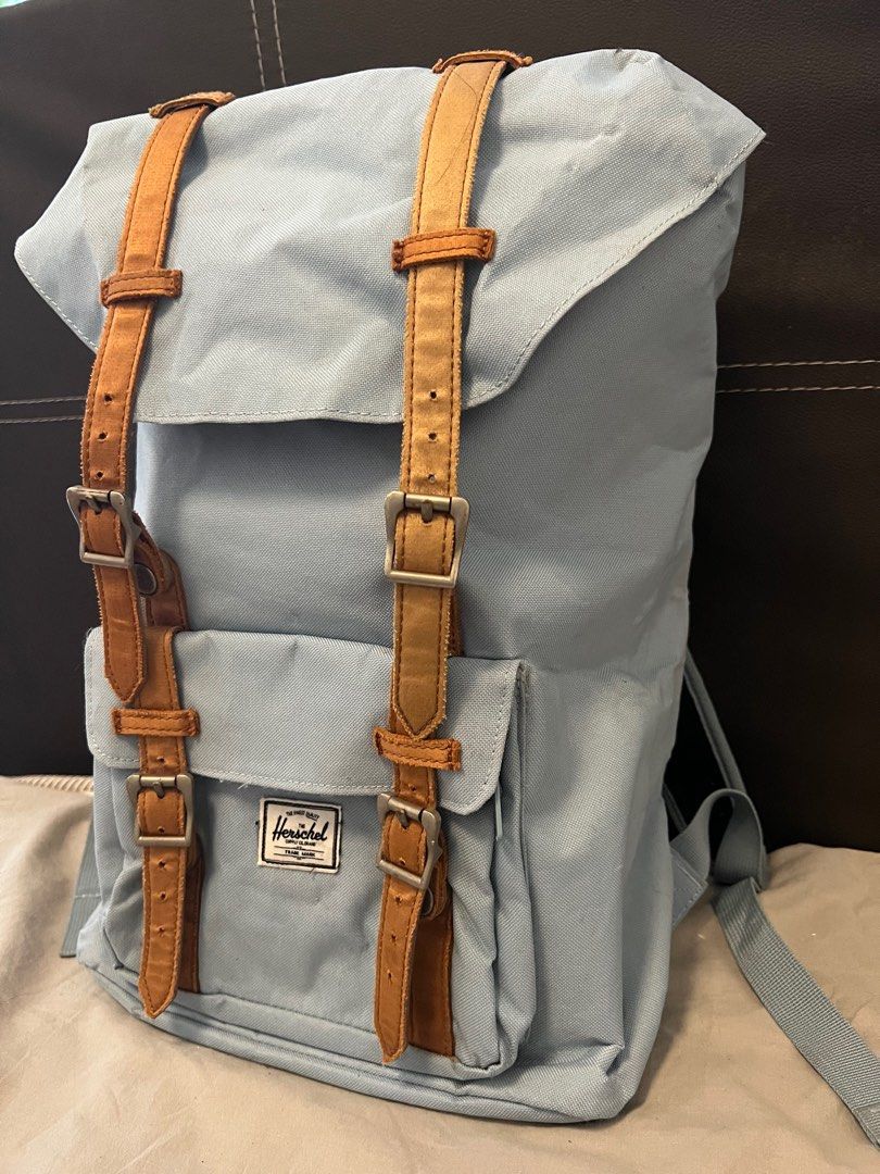 Herschel little america grey tan new arrivals