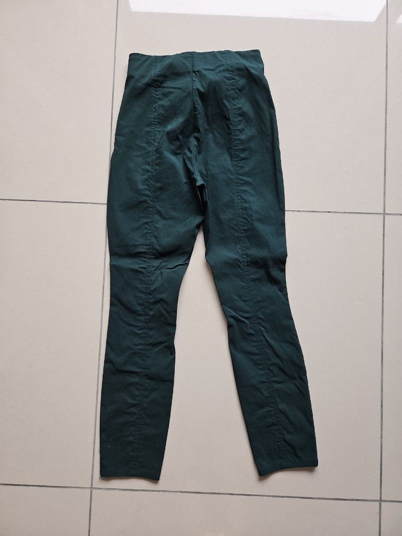 H&M low waist linen pants, Women's Fashion, Bottoms, Other Bottoms on  Carousell