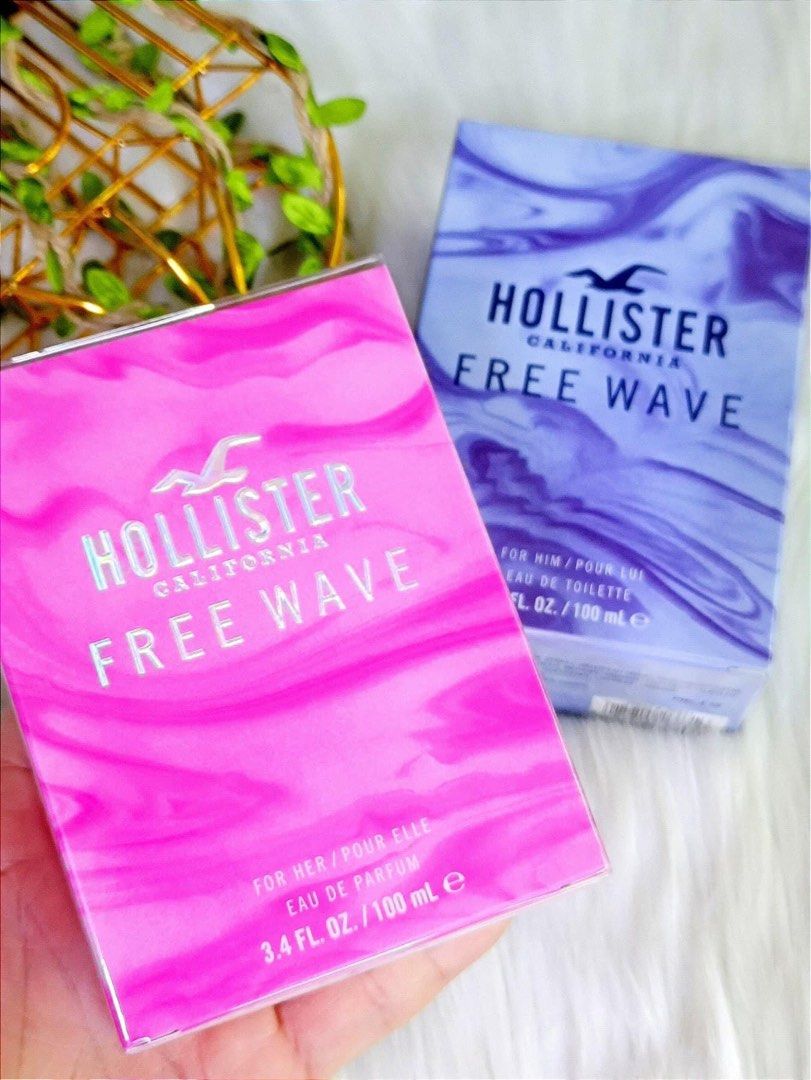 Hollister California Free Wave For Him/Her Eau de Parfum 100ml on Carousell