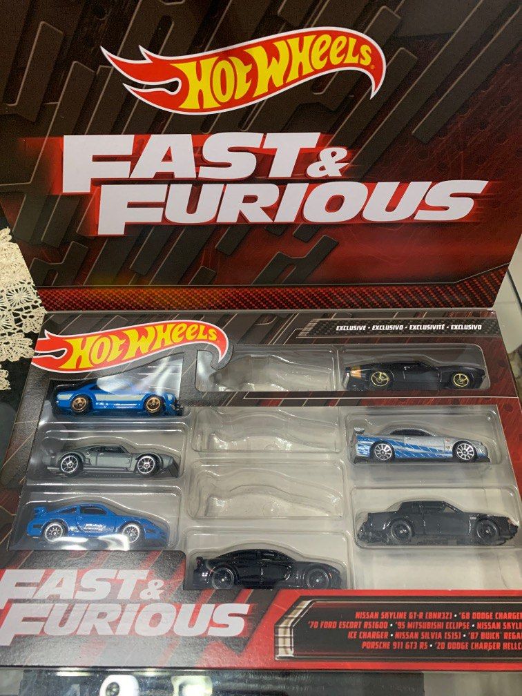 fast and furious car pack hot wheels