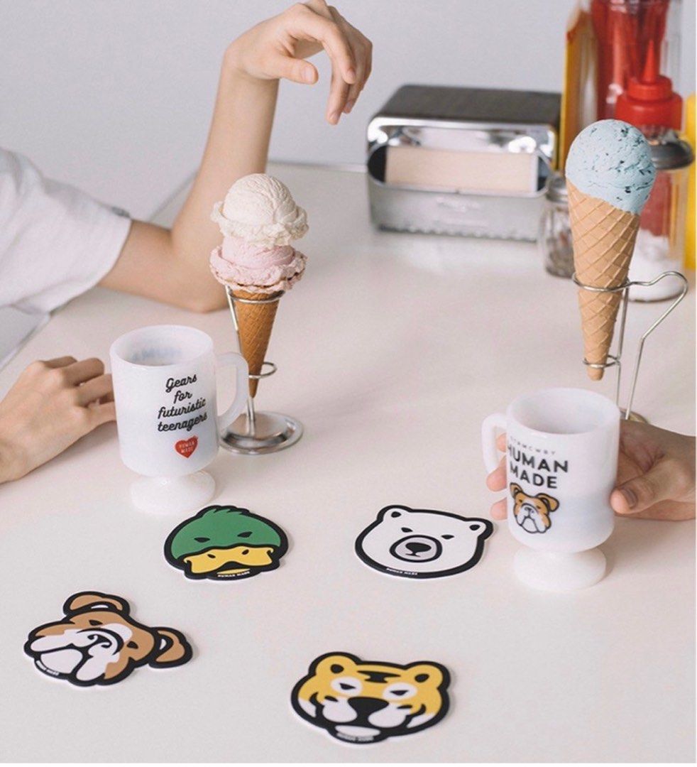 HUMAN MADE ANIMAL RUBBER COASTER 4枚セット ①ベイクルーズ - 収納