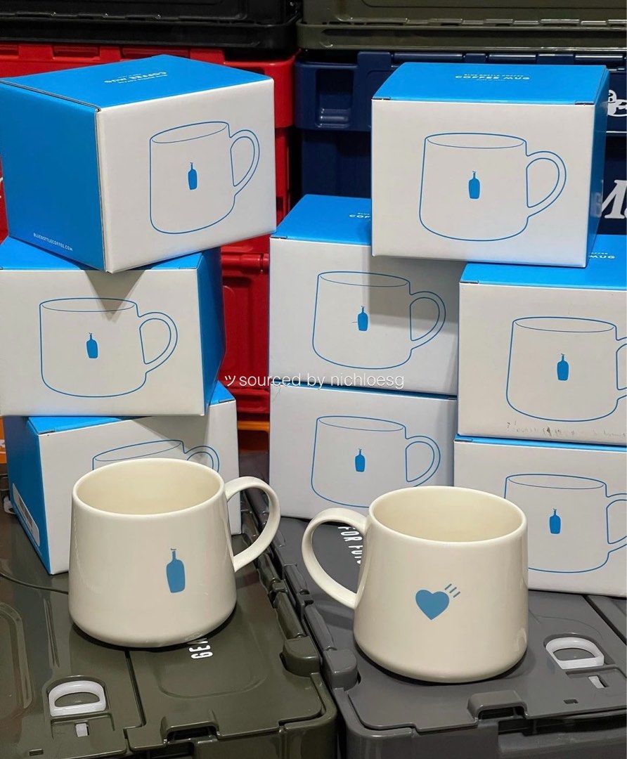 BLUE BOTTLE COFFEE Kiyosumi Mug Porcelain Cup, 340ml