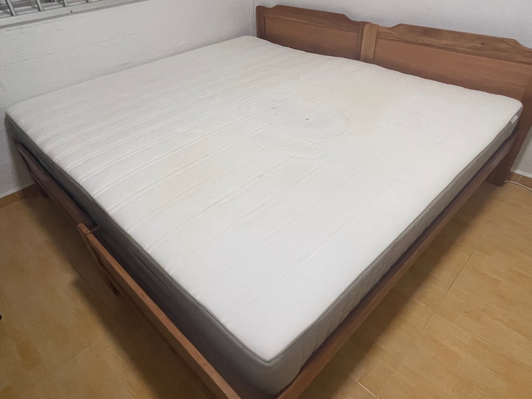 Ikea King Size Mattress, Furniture & Home Living, Furniture, Bed Frames