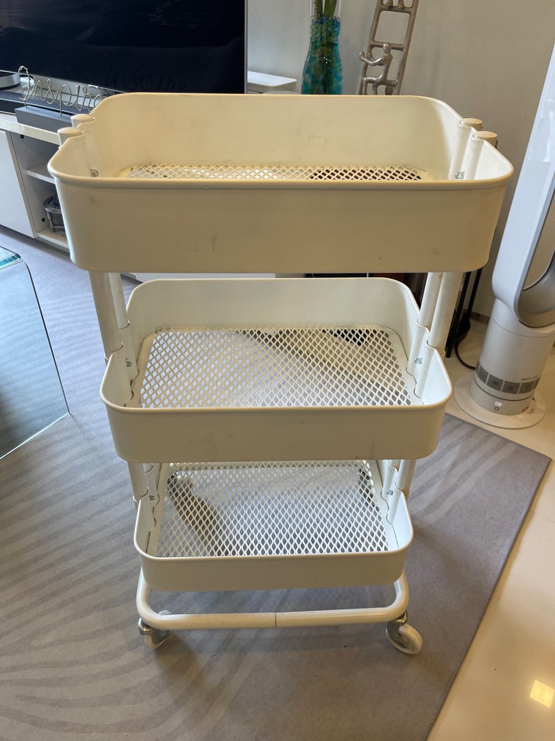 Ikea multitray with wheels, Furniture & Home Living, Furniture, Other Home Furniture on Carousell
