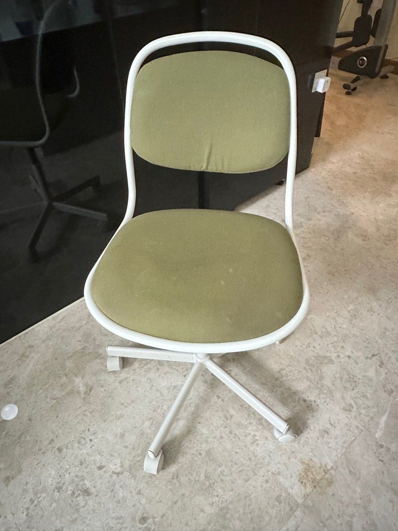 Ikea Swivel Chair Green, Furniture & Home Living, Furniture, Chairs on