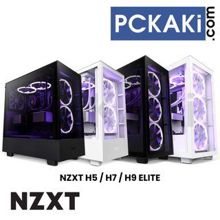 NZXT H5 Elite / Matte White / TG - Chassi