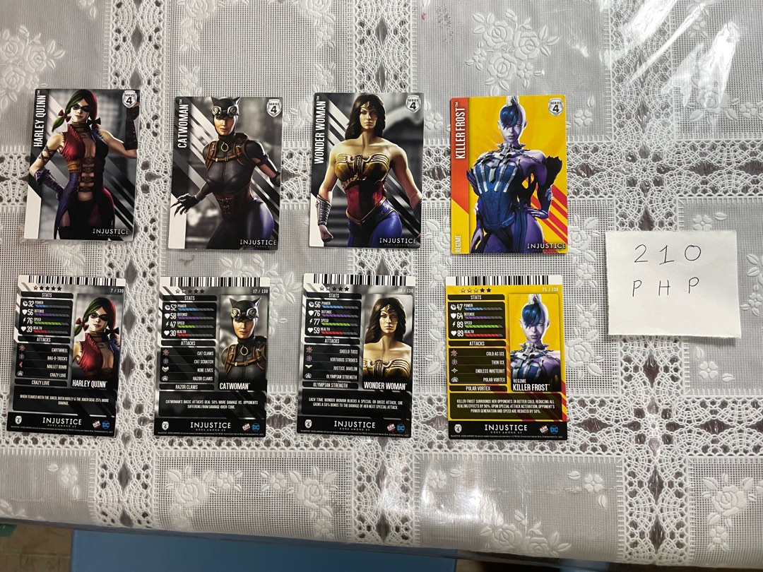 Injustice Cards (4 cards per pack), Hobbies & Toys, Toys & Games on ...