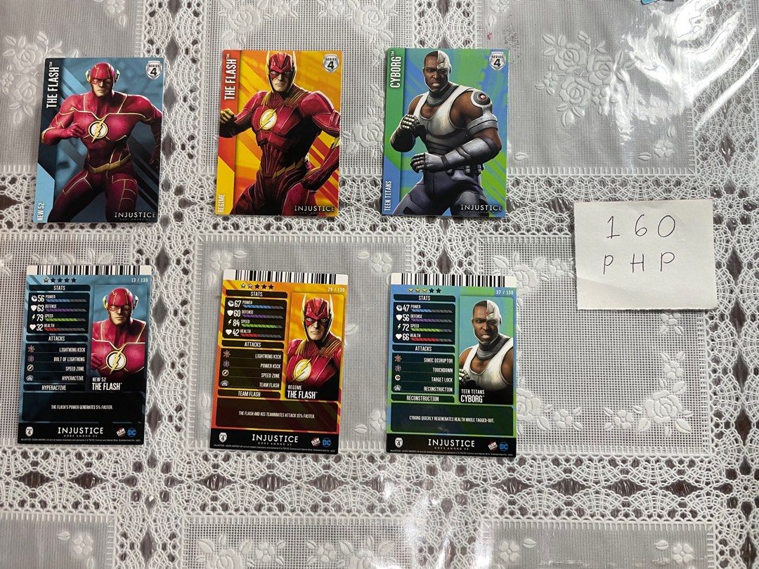 Injustice Cards for sale, Hobbies & Toys, Toys & Games on Carousell