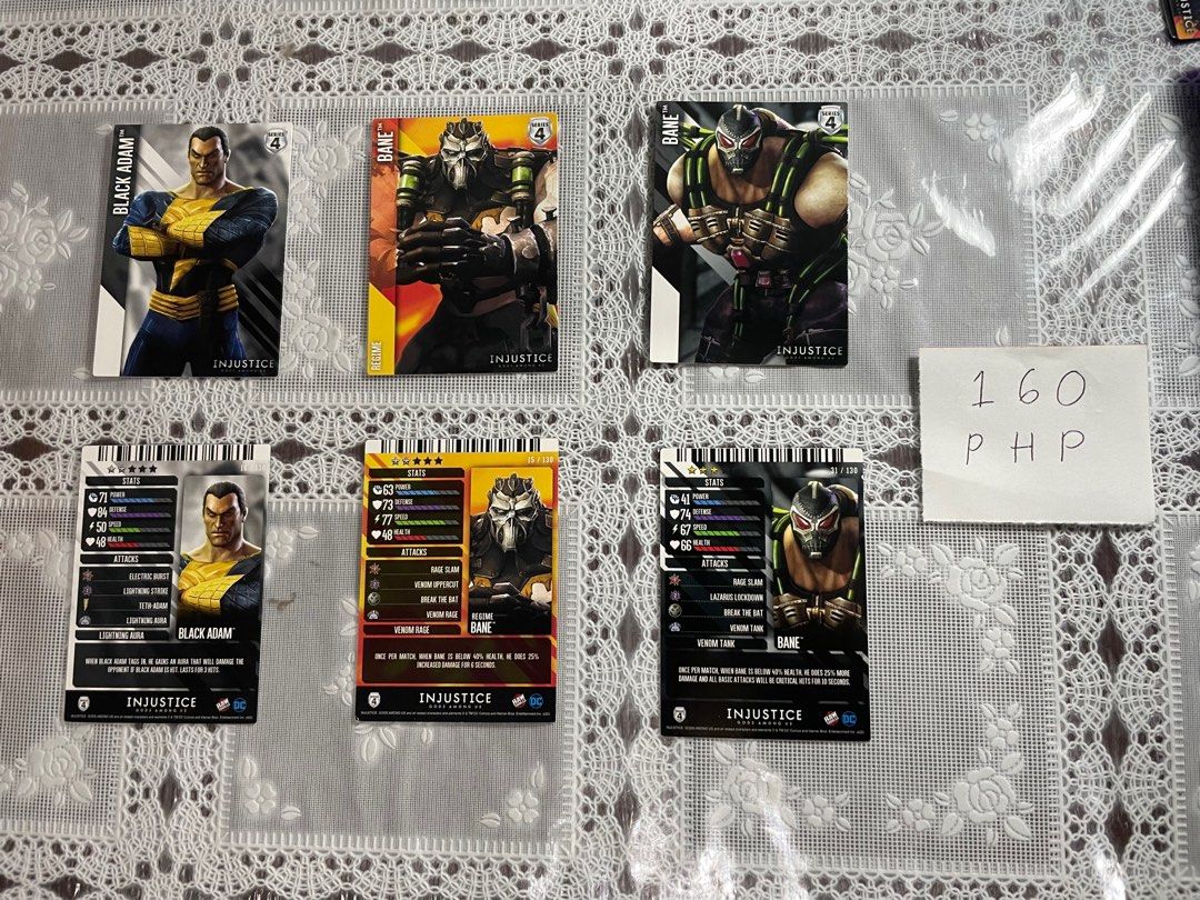 Injustice Cards for sale, Hobbies & Toys, Toys & Games on Carousell