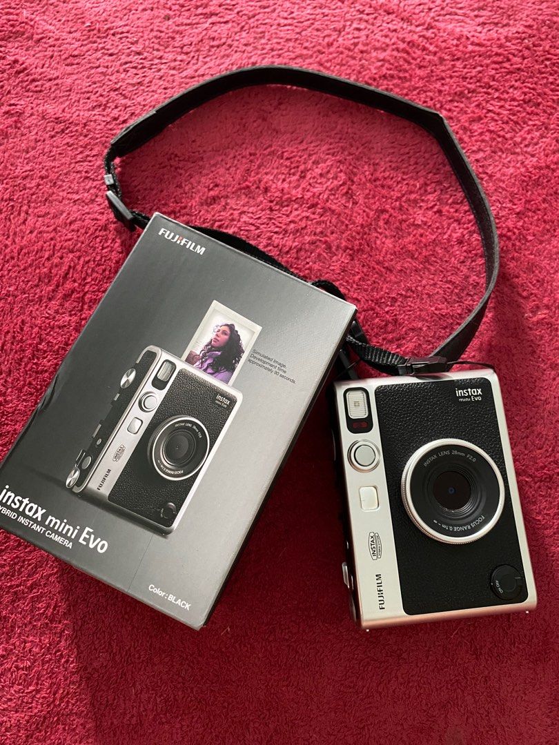 Instax mini evo ( USED), Photography, Cameras on Carousell