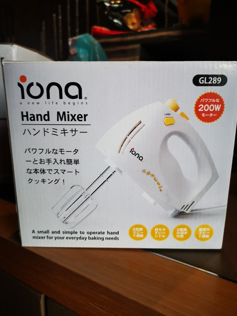 Iona Hand Mixer, TV & Home Appliances, Kitchen Appliances, Hand & Stand