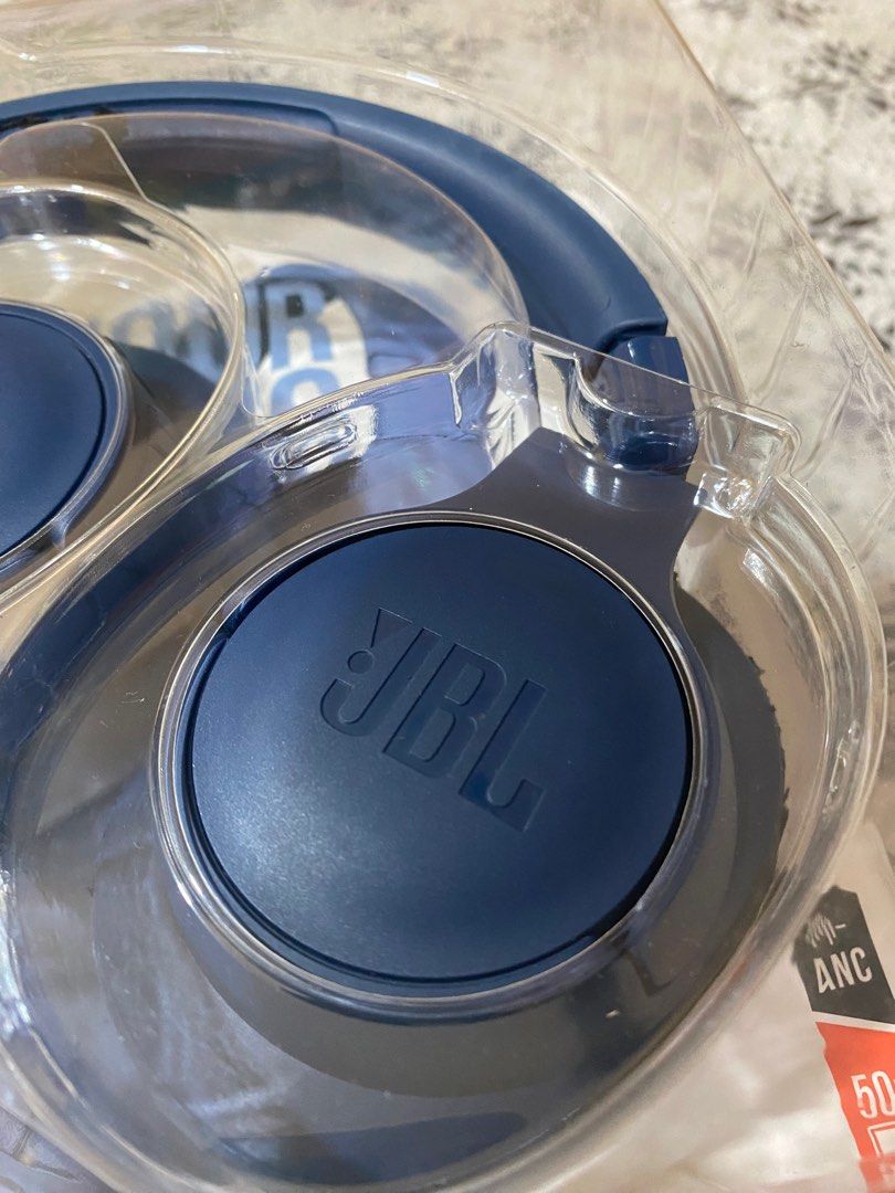 JBL TUNE 760 T760 Wireless OverEar ANC Headphones Blue, Audio