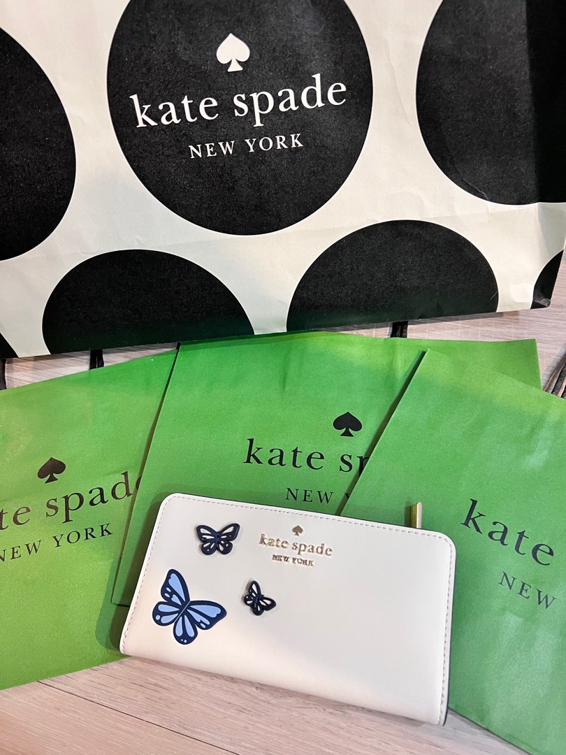 Kate spade butterfly wallet outlet