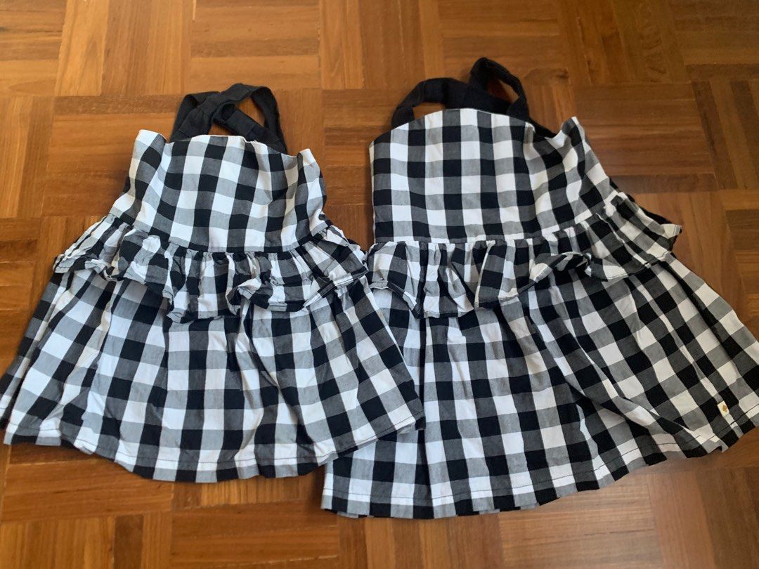 Kate Spade gingham kids dresses size 4, Babies Kids, Babies