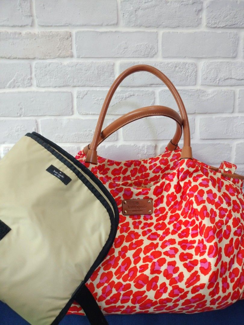 Kate spade discount leopard diaper bag
