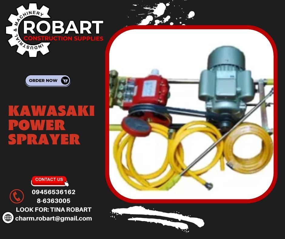KAWASAKI POWER SPRAYER (Category: Construction Tools & Equipment) located in Manila. Submitted by tina.sales (Listing ID 1239021675, Image 1). Description: KAWASAKI POWER SPRAYER MODEL: FT 22CI 𝒩𝑜𝓉𝑒: 𝒫𝓇𝒾𝒸𝑒𝓈 𝒶𝓇𝑒 𝓈𝓊𝒷𝒿𝑒𝒸𝓉 𝓉𝑜 𝒸𝒽𝒶𝓃𝑔𝑒 𝓌𝒾𝓉𝒽𝑜𝓊𝓉 𝓅𝓇𝒾𝑜𝓇 𝓃𝑜𝓉𝒾𝒸𝑒 𝓟𝓵𝓮𝓪𝓼𝓮 𝓬𝓪𝓵𝓵 : 𝓣𝓲𝓷𝓪 𝓡𝓸𝓫𝓪𝓻𝓽 09456536162/09683802320/ 8-6363005 𝑹𝑶𝑩𝑨𝑹𝑻 𝑪𝑶𝑵𝑺𝑻𝑹𝑼𝑪𝑻𝑰𝑶𝑵 𝑺𝑼𝑷𝑷𝑳𝑰𝑬𝑺 #RobartConstructio