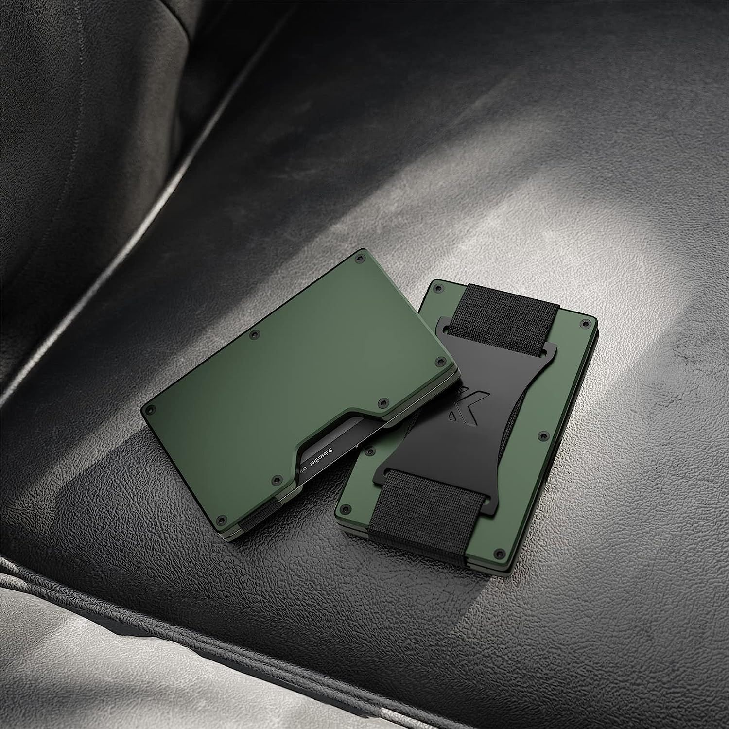 Keymarx Metal Wallet for Men Minimalist Slim RFID Blocking Front