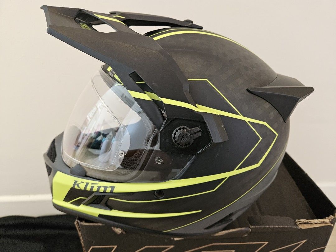 Klim krios karbon vanquish top adventure helmet
