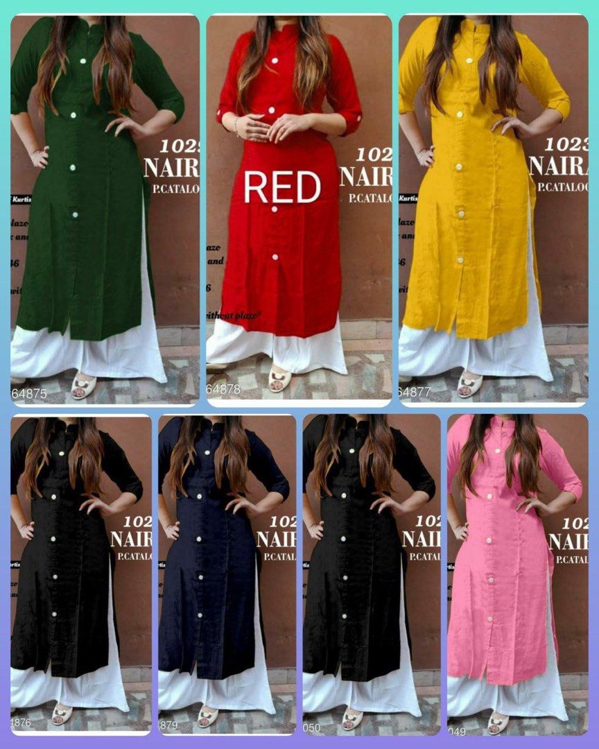 Simple kurti and clearance plazo
