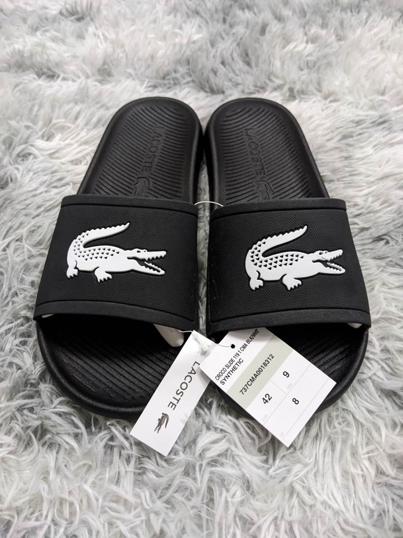 Lacoste croco slide 119 best sale 1 cma