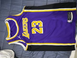 UNK NBA Lebron James #6 Los Angeles Lakers Jersey Black Shorts Mens Size  Small