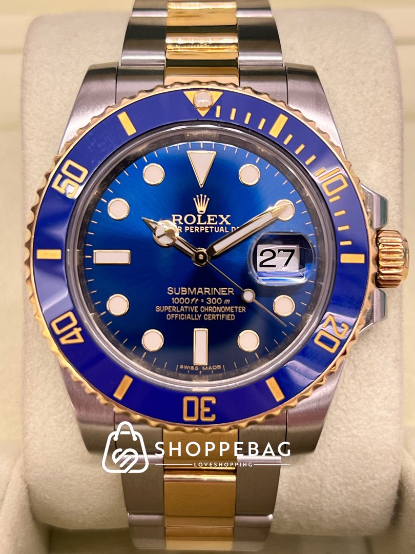 LNIB Full Set Rolex Submariner 116613LB Luxury Watches