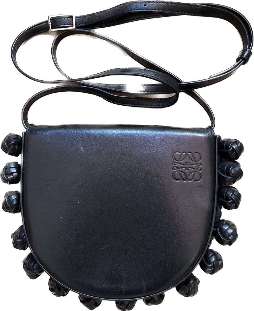 Loewe knot heel bag black Carousell