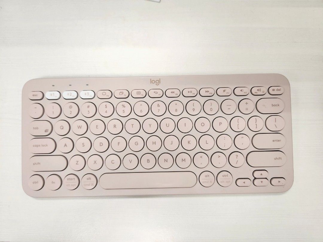 Logitech K380 Keyboard (Rose), Computers & Tech, Parts & Accessories ...