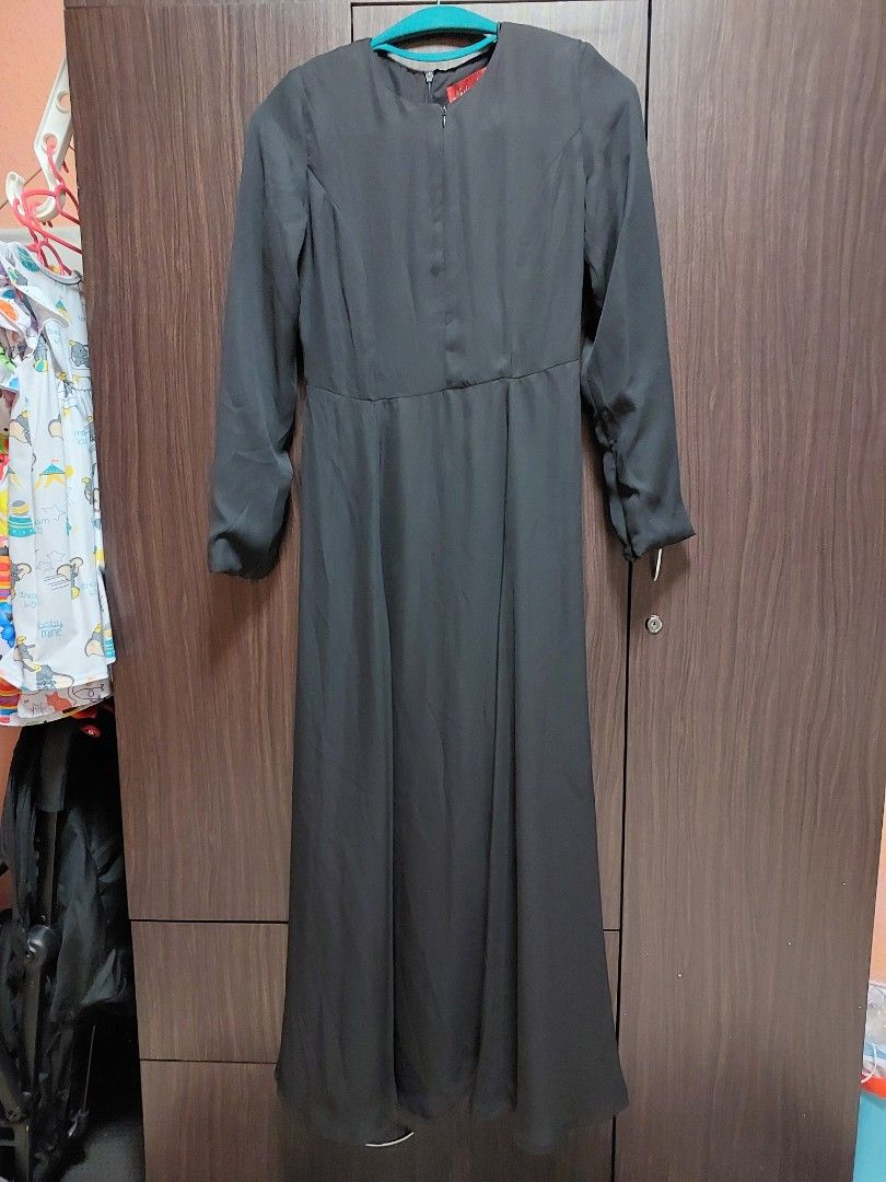 Chiffon maxi dress long clearance sleeve