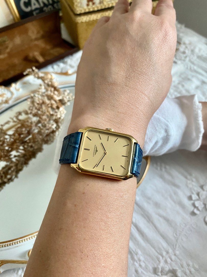 Longines square store watch vintage