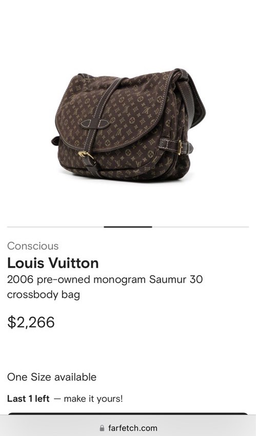 Louis Vuitton 2006 pre-owned monogram Saumur 30 crossbody bag